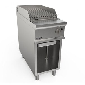 Saro Grill gazowy z kamieniami lawowymi 11 kW na podstawie półotwartej Saro Grill gazowy z kamieniami lawowymi 11 kW na podstawie półotwartej