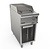 Saro Grill gazowy z kamieniami lawowymi 11 kW na podstawie półotwartej
