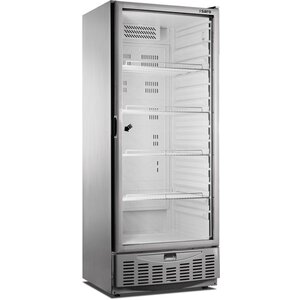 Saro Szafa chłodnicza przeszklona 980 L, od 1 do 8 °C, srebrna Saro Szafa chłodnicza przeszklona 980 L, od 1 do 8 °C, srebrna