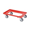 Saro Wózek transportowy do pojemników termoizolacyjnych 400x600x(h)87, czerwony Saro Wózek transportowy do pojemników termoizolacyjnych 400x600x(h)87, czerwony