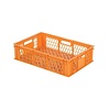 Saro Skrzynki piekarnicze 400x600x(h)130mm, pomarańczowy