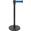 Saro Słupek odgradzający (h)915 mm, czarny z niebieską taśmą 3000mm Saro Słupek odgradzający (h)915 mm, czarny z niebieską taśmą 3000mm