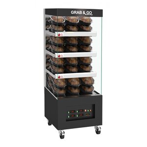 Saro Nablatowa witryna grzewcza 4-poziomowa, 3.8 kW, od 63 do 70°C, czarna Saro Nablatowa witryna grzewcza 4-poziomowa, 3.8 kW, od 63 do 70°C, czarna