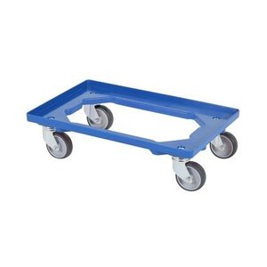 Saro Wózek transportowy do pojemników termoizolacyjnych 400x600x(h)87, niebieski Saro Wózek transportowy do pojemników termoizolacyjnych 400x600x(h)87, niebieski