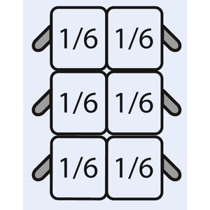 Saro Zestawy koszyczków na makaron 6x 1/6 Saro Zestawy koszyczków na makaron 6x 1/6