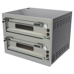 RedFox Piec do pizzy 2-komorowy elektryczny 16 kW, 12 x Ø 33 cm RedFox Piec do pizzy 2-komorowy elektryczny 16 kW, 12 x Ø 33 cm