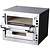 RedFox Double Deck Electric Pizza Oven 16 kW, 12 x Ø 33 cm