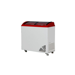 XXLselect Witryna mroźnicza 176 L z wypukłą przeszklona pokrywą wypukłą i sterowaniem elektronicznym, od -18 °C do -22 °C XXLselect Witryna mroźnicza 176 L z wypukłą przeszklona pokrywą wypukłą i sterowaniem elektronicznym, od -18 °C do -22 °C
