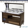 Diamond Buffet - Wall refrigerated salad bar, 4x GN1/1-150 (Wengé wood) Diamond Buffet - Wall refrigerated salad bar, 4x GN1/1-150 (Wengé wood)