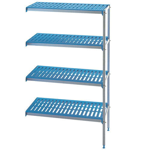 Diamond Regał magazynowy, narożny 4 półki, 500x1645x1750mm z anodowanego aluminium Diamond Regał magazynowy, narożny 4 półki, 500x1645x1750mm z anodowanego aluminium