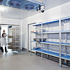 Diamond Regał magazynowy, narożny 4 półki, 400x2790x1750mm z anodowanego aluminium