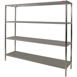 Diamond Regał magazynowy 4 półki, 400x1600x1800mm ze stali nierdzewnej Diamond Regał magazynowy 4 półki, 400x1600x1800mm ze stali nierdzewnej