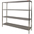 Diamond Regał magazynowy 4 półki, 400x1600x1800mm ze stali nierdzewnej