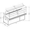 Diamond Witryna neutralna, szyba wysoka 1700x890x(h)11350 mm