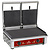 Diamond Grill kontaktowy podwójny żeliwny, 535x240 mm, 4 kW