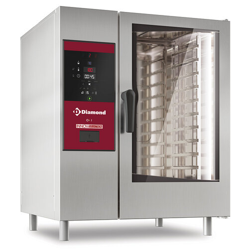Diamond Piec konwekcyjno-parowy 10x GN1/1 elektryczny 19 kW z automatycznym czyszczeniem Diamond Piec konwekcyjno-parowy 10x GN1/1 elektryczny 19 kW z automatycznym czyszczeniem