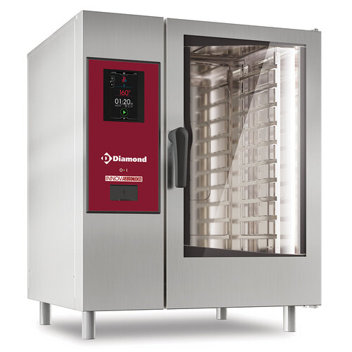 Diamond Piec konwekcyjno-parowy 10x GN1/1 elektryczny 19 kW z automatycznym czyszczeniem Diamond Piec konwekcyjno-parowy 10x GN1/1 elektryczny 19 kW z automatycznym czyszczeniem