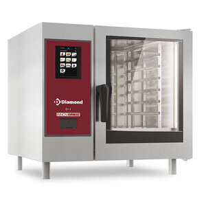 Diamond Piec konwekcyjno-parowy 6x GN 1/1 gazowy 12 kW z automatycznym czyszczeniem