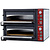 Diamond Piec 2-komorowy do pizzy, elektryczny 9,4kW, 2x 700x700x(h)150 mm, 4xØ350 mm