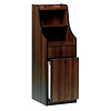 Diamond Stacja kelnerska | 2 szuflady | 1 para drzwi | 2 półki |wenge | 480x480x1450 mm