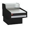 Diamond Element kasowy ze schowkiem 1215x800x(h)940mm, czarny Diamond Element kasowy ze schowkiem 1215x800x(h)940mm, czarny