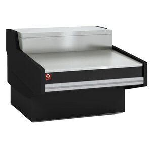 Diamond Element kasowy ze schowkiem 1215x1200x(h)940mm, czarny Diamond Element kasowy ze schowkiem 1215x1200x(h)940mm, czarny
