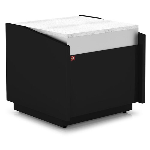 Diamond Element kasowy ze schowkiem 1030x1000x(h)900mm, czarny Diamond Element kasowy ze schowkiem 1030x1000x(h)900mm, czarny
