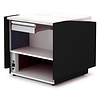 Diamond Element kasowy ze schowkiem 1030x1000x(h)900mm, czarny