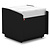 Diamond Element kasowy ze schowkiem 1030x1000x(h)900mm, czarny