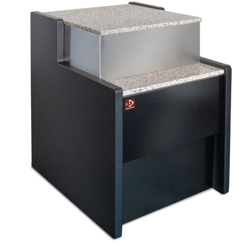 Diamond Element kasowy 800x1000x(h)990mm, czarny Diamond Element kasowy 800x1000x(h)990mm, czarny