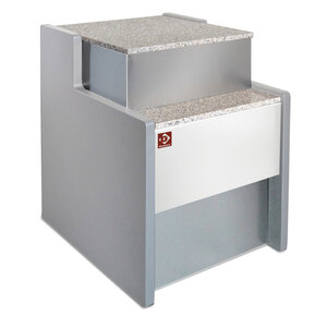 Diamond Element kasowy 800x1000x(h)990mm, srebrny