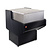Diamond Element kasowy 910x700x(h)930mm, czarny