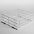 Diamond Kosz do zmywarki na szklanki 400x400 mm