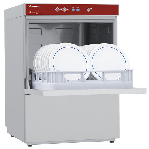 Diamond Zmywarka podblatowa 500x500 mm, 24-60 koszy/h, 6,5kW z pompa spustową Diamond Zmywarka podblatowa 500x500 mm, 24-60 koszy/h, 6,5kW z pompa spustową