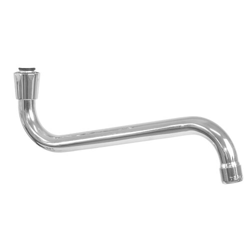 Diamond Bateria zlewozmywakowa stojąca jednouchwytowa ze spryskiwaczem i wylewką o długości 320 mm