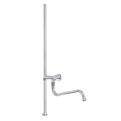 Diamond Bateria zlewozmywakowa stojąca jednouchwytowa ze spryskiwaczem i wylewką o długości 320 mm