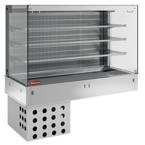 Diamond Regał chłodniczy do zabudowy 3x 1/1 GN, 2000L, od -1 do 7°C, 700x1125x(h)1580mm, obieg wymuszony, wentylowany, srebrny