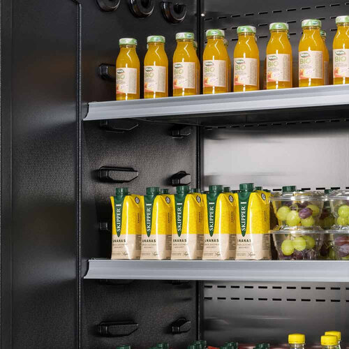 Diamond Regał chłodniczy 1620L, od 3 do 6°C, 710x1000x(h)1995mm, czarny