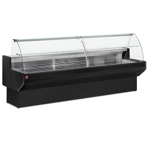 Diamond Lada chłodnicza, szyba gięta 910x3000x(h)1280 mm, czarna Diamond Lada chłodnicza, szyba gięta 910x3000x(h)1280 mm, czarna