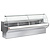 Diamond Lada chłodnicza, szyba gięta od 4 do 6°C, 910x1500x(h)1280 mm, szaro-biała