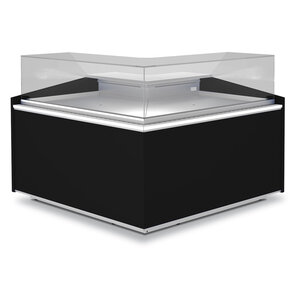 Diamond Lada chłodnicza, szyba gięta, niska od 0 do 5°C, 1430x1430x(h)1085 mm, wentylowana, czarna Diamond Lada chłodnicza, szyba gięta, niska od 0 do 5°C, 1430x1430x(h)1085 mm, wentylowana, czarna