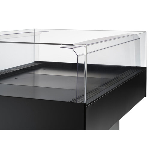 Diamond Lada chłodnicza, szyba prosta od 2 do 6°C, 960x1290x(h)940 mm, szaro-czarna Diamond Lada chłodnicza, szyba prosta od 2 do 6°C, 960x1290x(h)940 mm, szaro-czarna