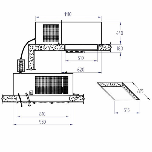 Diamond Agregat chłodniczy od -5 do 5°C, 1.65kW Diamond Agregat chłodniczy od -5 do 5°C, 1.65kW