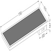 Diamond Płyta grzewcza od 30 do 120°C, 5x 1/1 GN, 2,2kW, czarna