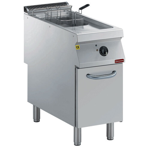 Diamond Frytownica elektryczna 1-komorowa stacjonarna na podstawie szafkowej 15L, 10kW Diamond Frytownica elektryczna 1-komorowa stacjonarna na podstawie szafkowej 15L, 10kW