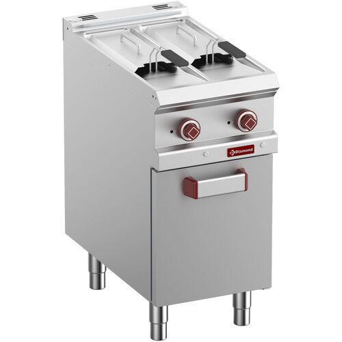 Diamond Frytownica elektryczna 2-komorowa stacjonarna na podstawie szafkowej 14L, 10,5kW Diamond Frytownica elektryczna 2-komorowa stacjonarna na podstawie szafkowej 14L, 10,5kW