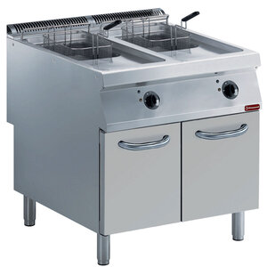 Diamond Frytownica elektryczna 2-komorowa stacjonarna na podstawie szafkowej 30L, 20kW Diamond Frytownica elektryczna 2-komorowa stacjonarna na podstawie szafkowej 30L, 20kW