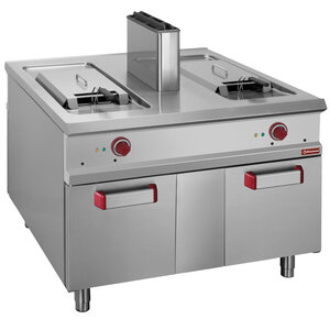 Diamond Frytownica gazowa 2-komorowa stacjonarna na podstawie szafkowej 36L, 30,4kW Diamond Frytownica gazowa 2-komorowa stacjonarna na podstawie szafkowej 36L, 30,4kW