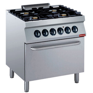 Diamond Kuchnia elektryczna z 4 płytami grzewczymi i piekarnikiem elektrycznym GN 2/1, 22kW Diamond Kuchnia elektryczna z 4 płytami grzewczymi i piekarnikiem elektrycznym GN 2/1, 22kW