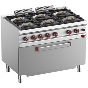 Diamond Kuchnia gazowa z 6 palnikami i piekarnikiem gazowym 42,01kW Diamond Kuchnia gazowa z 6 palnikami i piekarnikiem gazowym 42,01kW